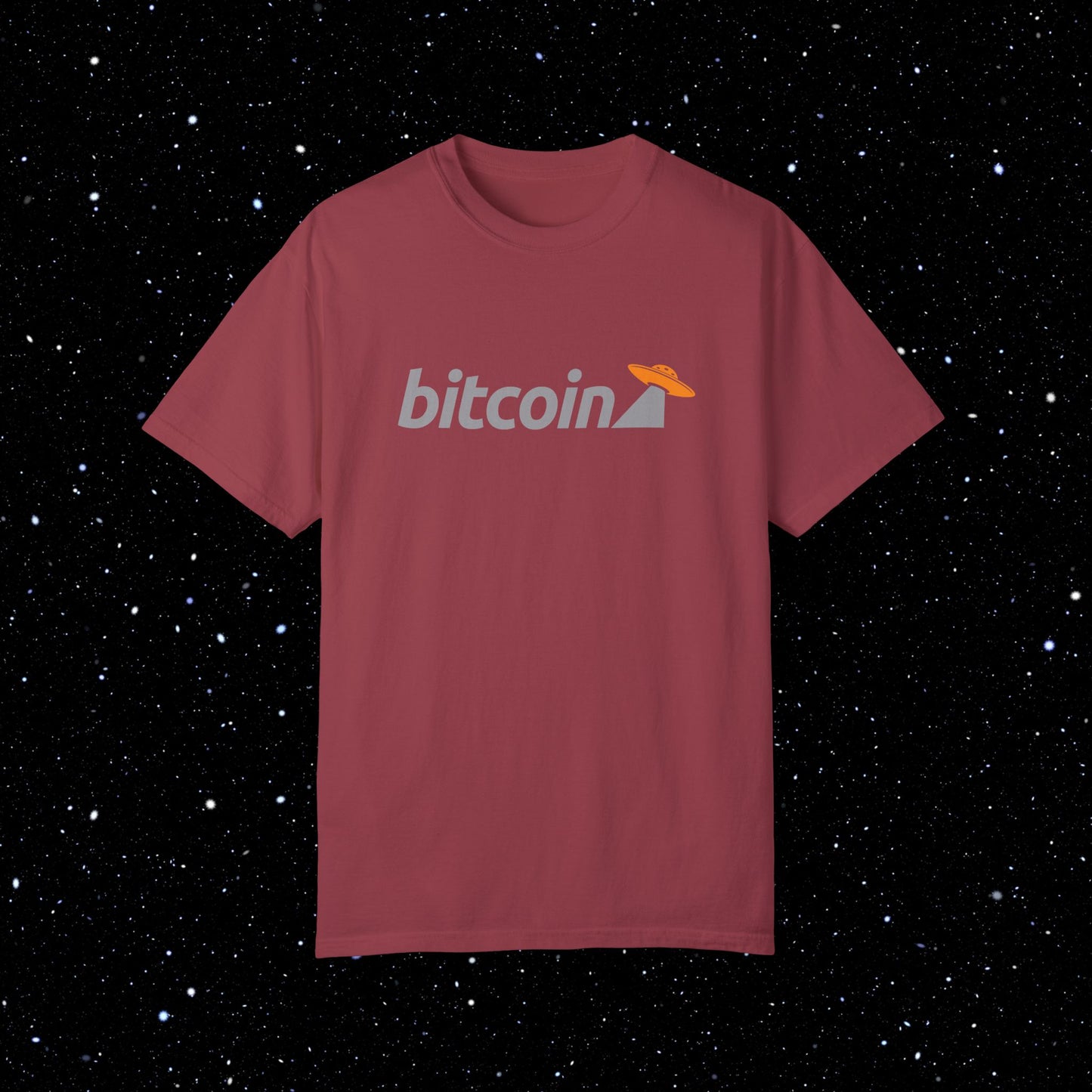 Bitcoin UFO Comfort Colors Tee Shirt