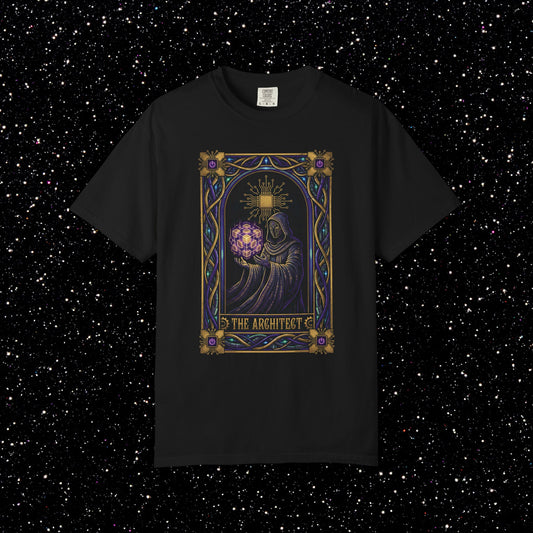 The Architect Bitcoin T-Shirt | Satoshi Space Club Crypto Art Tee