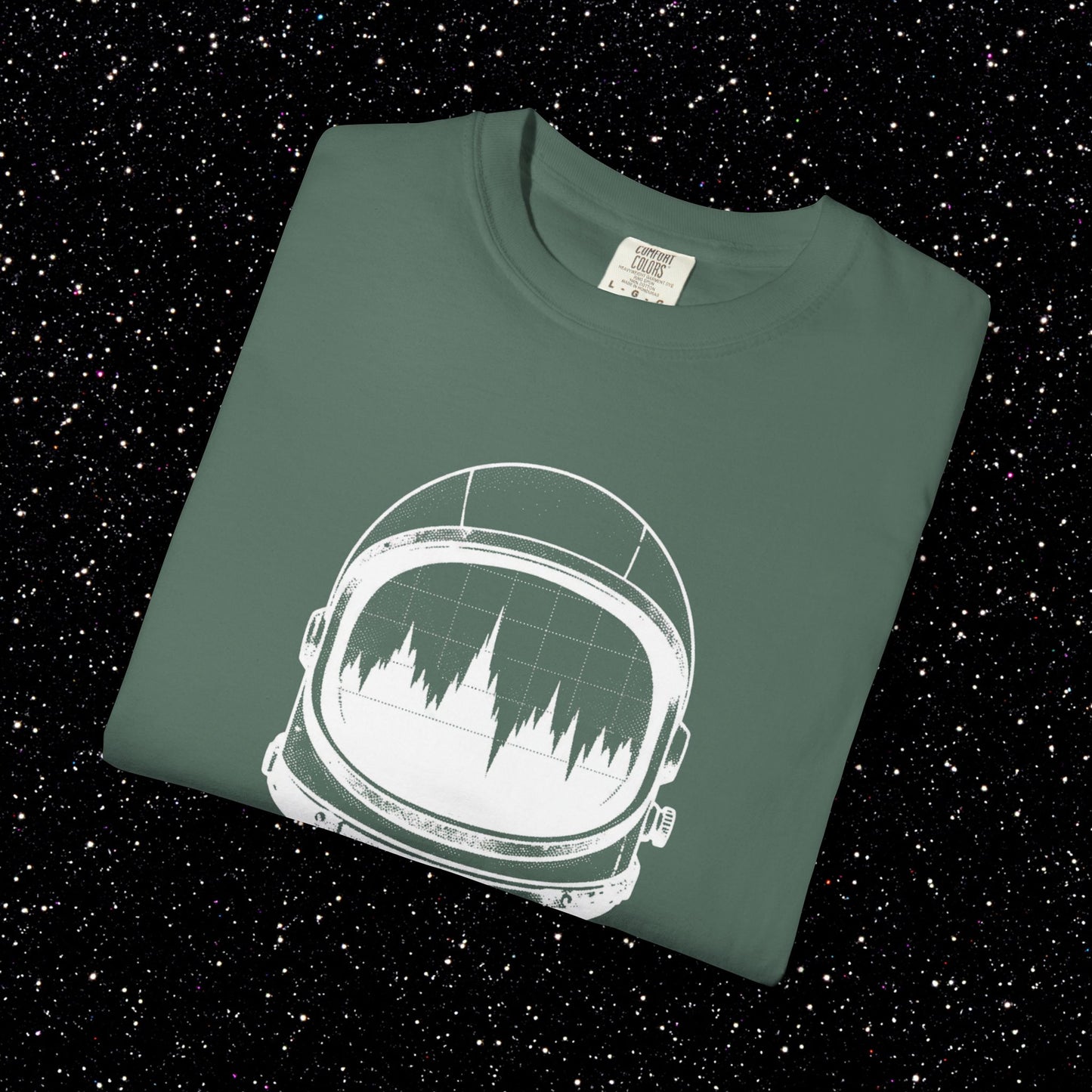 Satoshi Astronaut T-Shirt | Bitcoin Space Helmet Graphic Tee