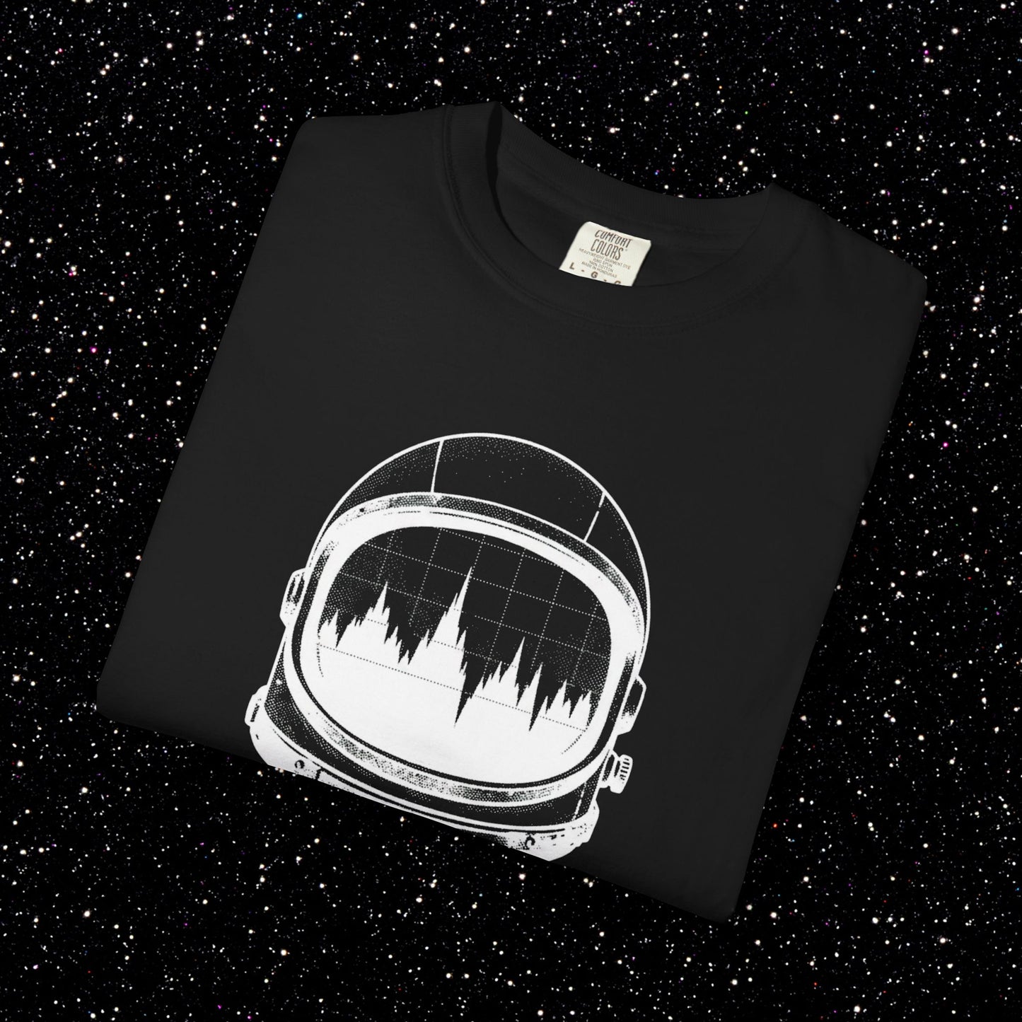 Satoshi Astronaut T-Shirt | Bitcoin Space Helmet Graphic Tee