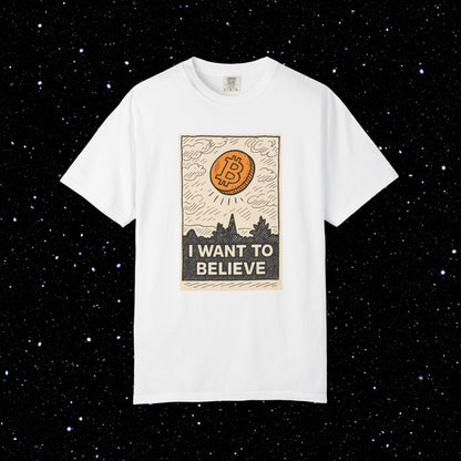 I Want To Believe Bitcoin Tee