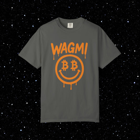 WAGMI Smiley Drip - Bitcoin Tee Shirt