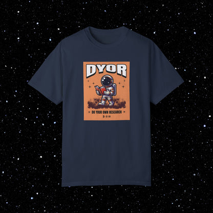 Do Your Own Research - Bitcoin Comfort Colors Tee Shirt