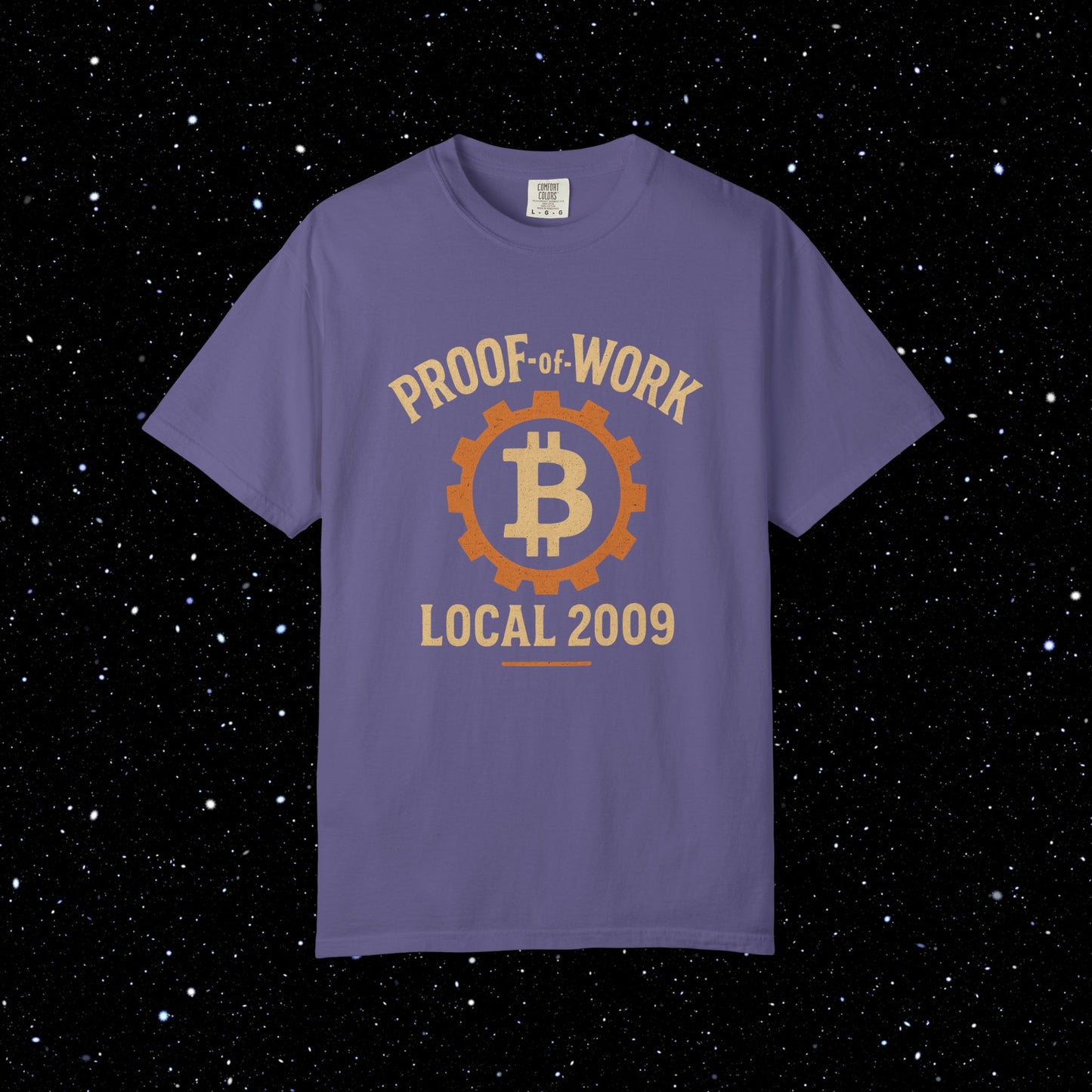 Proof of Work Local 2009 Bitcoin Tee