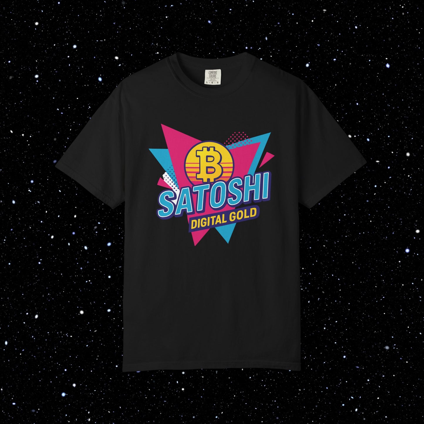 Satoshi Digital Gold 80s Tee