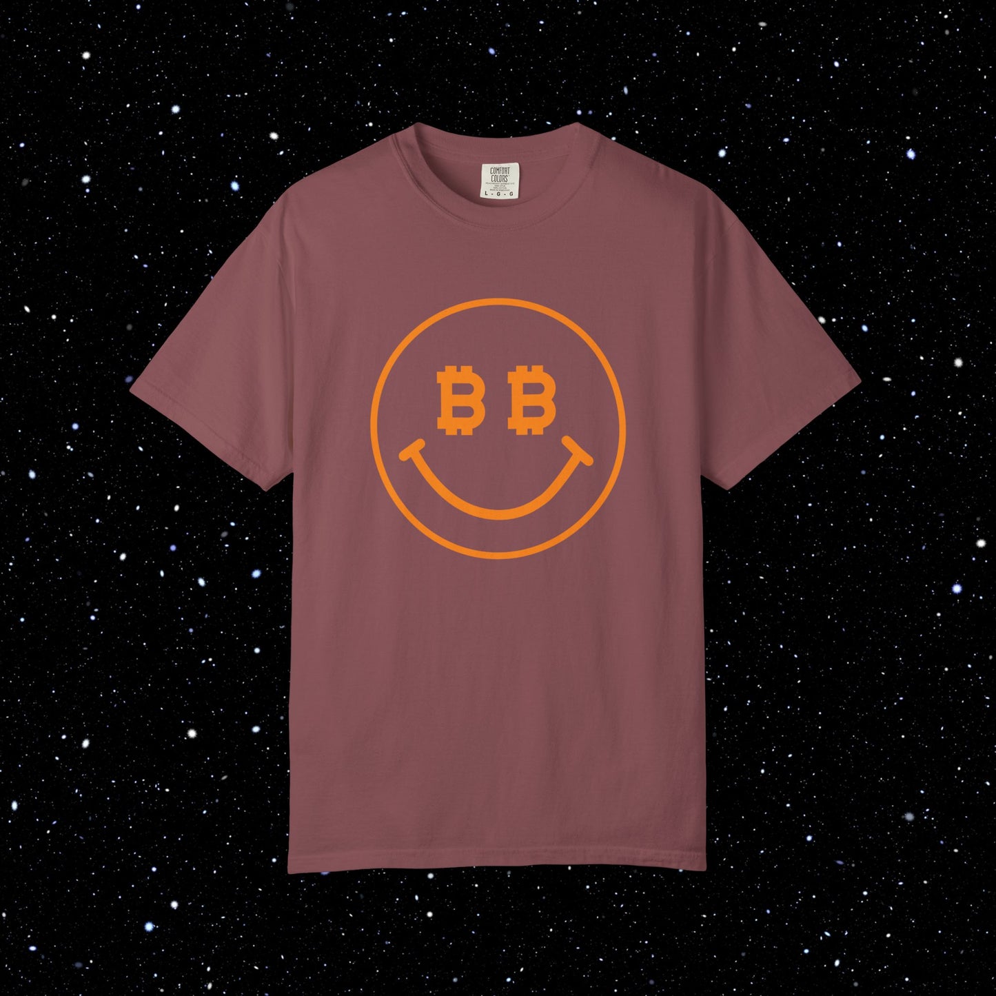 Be Happy Bitcoin Comfort Colors Tee