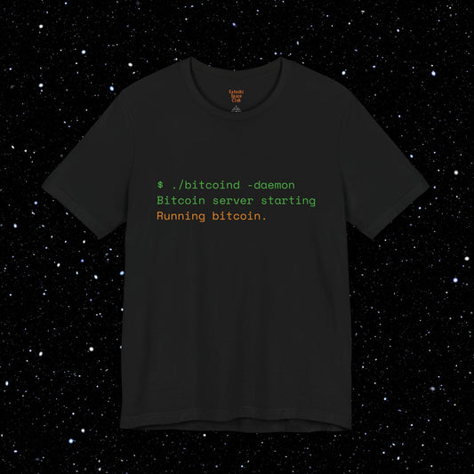 Running Bitcoin Tee Shirt