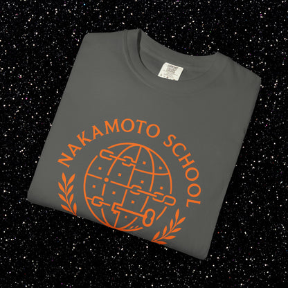 Nakamoto School of Economics Blockchain Bitcoin Tee