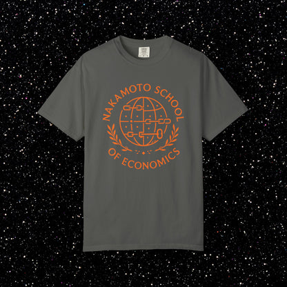 Nakamoto School of Economics Blockchain Bitcoin Tee
