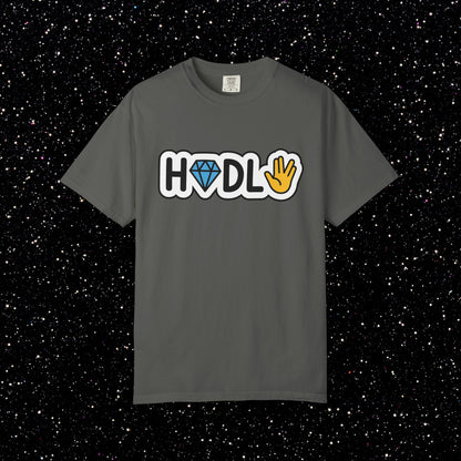 Live Long and HODL Bitcoin Emoji Tee