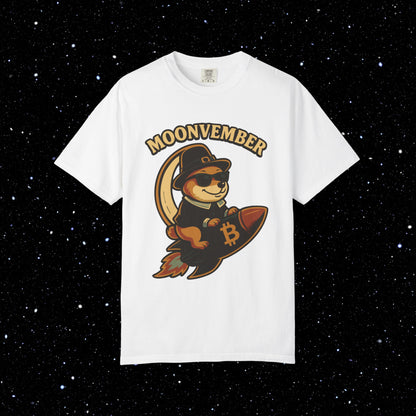 Moonvember Rocket Doge Bitcoin Tee