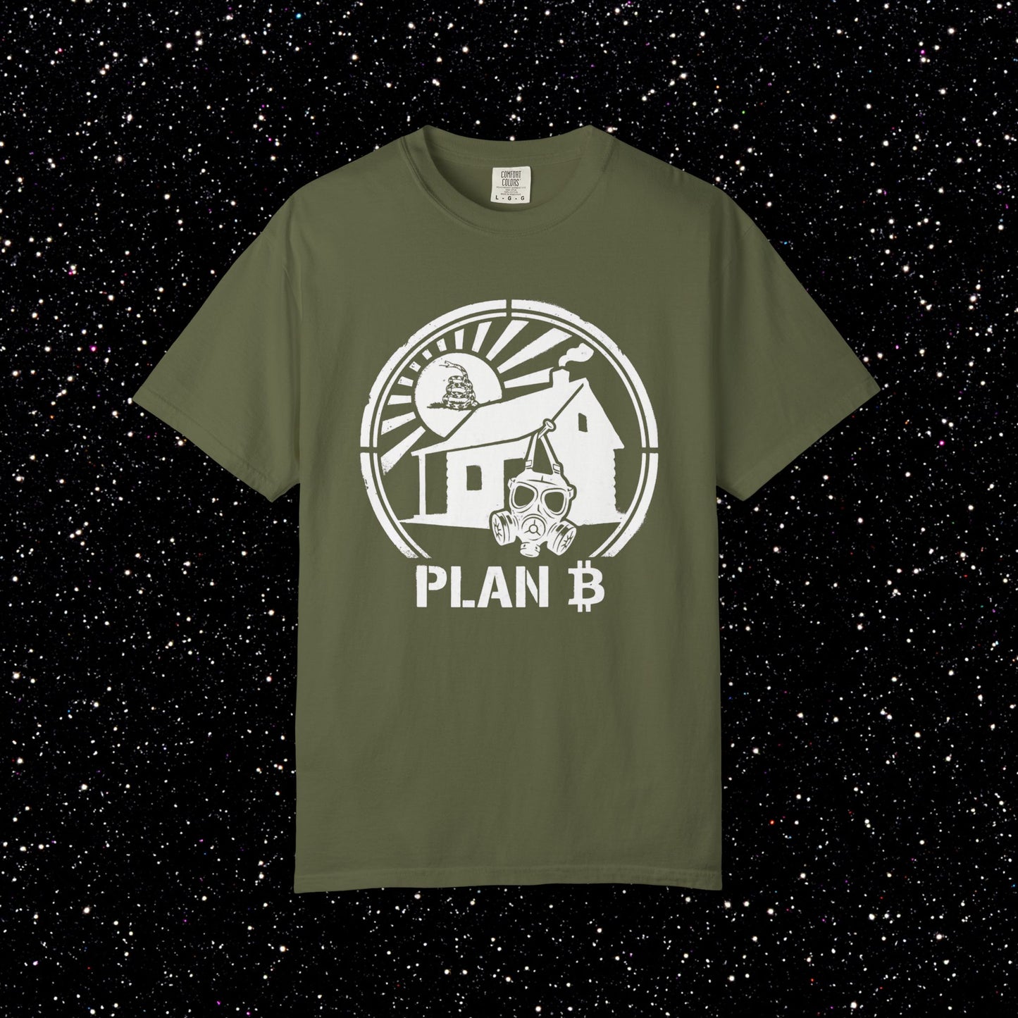 PLAN ₿ Shirt | Bitcoin Plan B Survival Graphic Tee