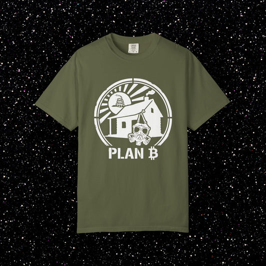 PLAN ₿ Shirt | Bitcoin Plan B Survival Graphic Tee