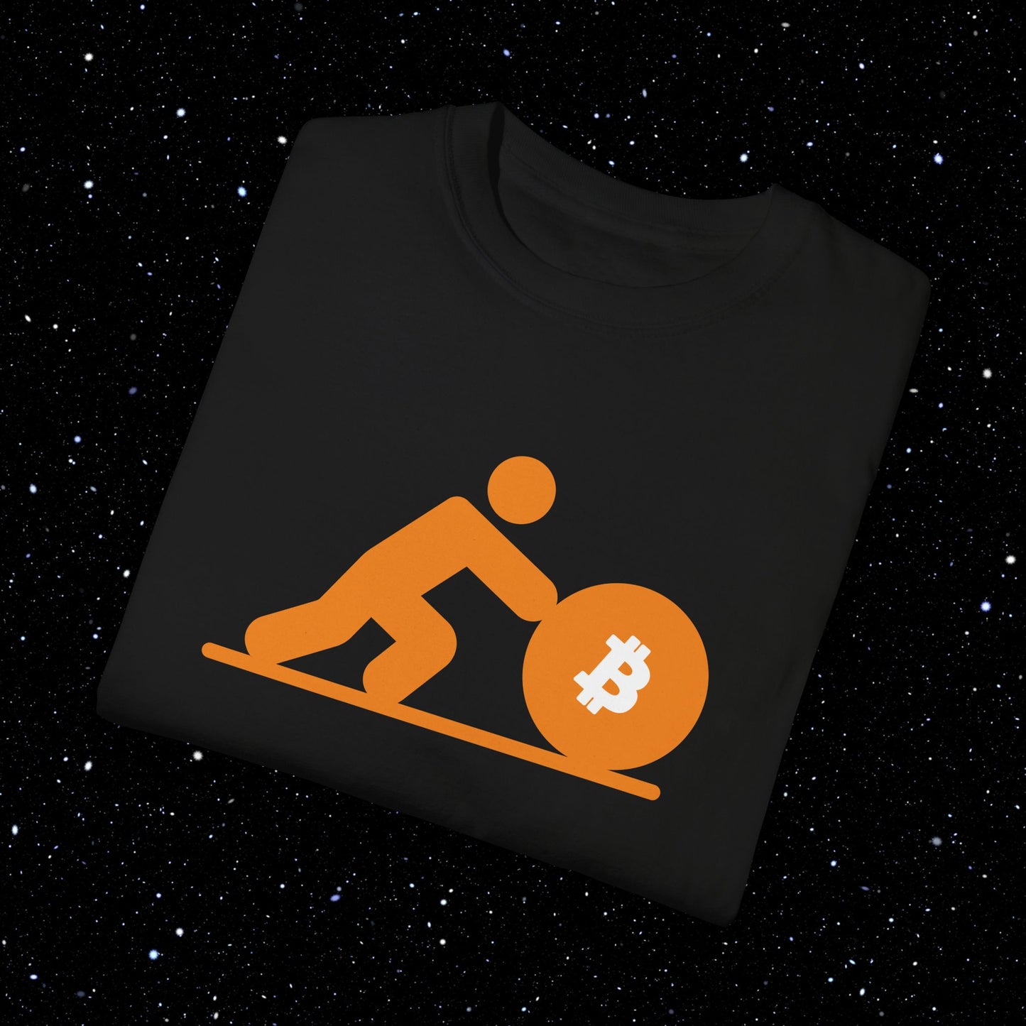 Pushin' B - Bitcoin Comfort Colors Graphic Tee