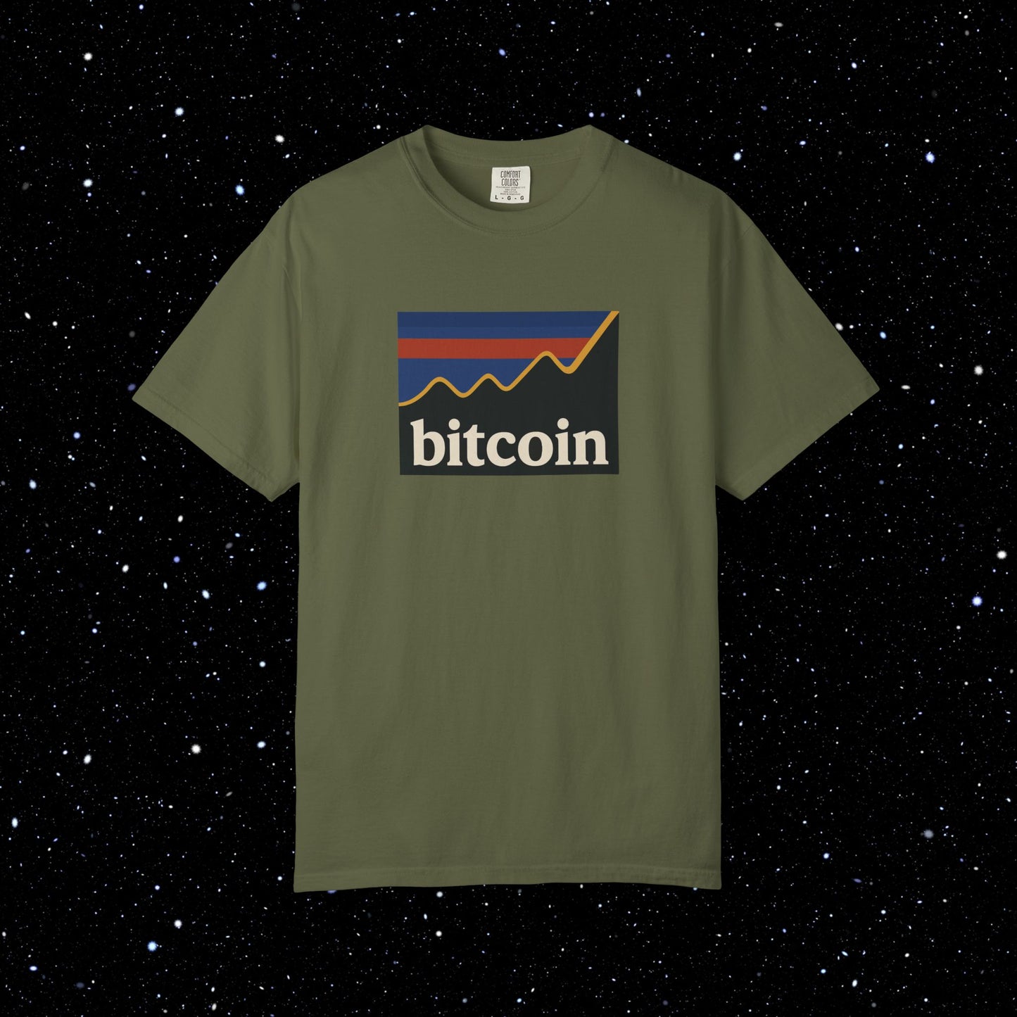 Peak Supply Bitcoin Comfort Colors Tee Shirt