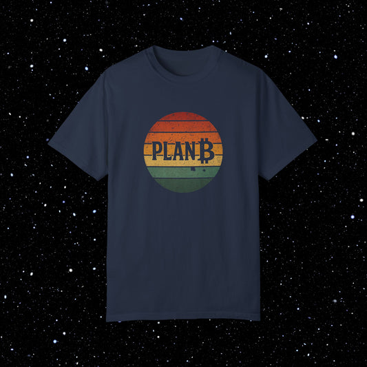 Plan ₿ Grunge Sunset Comfort Colors Tee Shirt