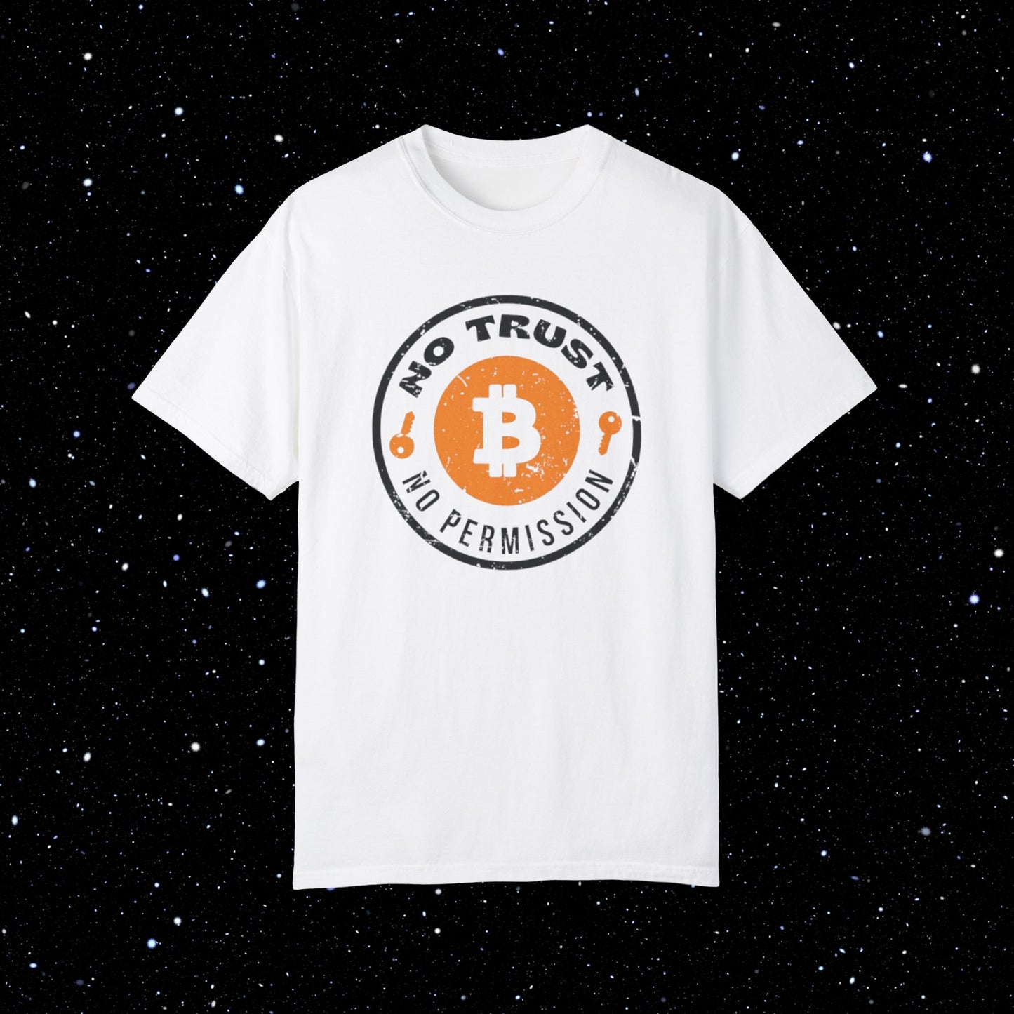 No Trust, No Permission - Bitcoin Comfort Colors T Shirt