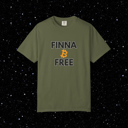 Finna B Free - Bitcoin Comfort Colors Tee Shirt