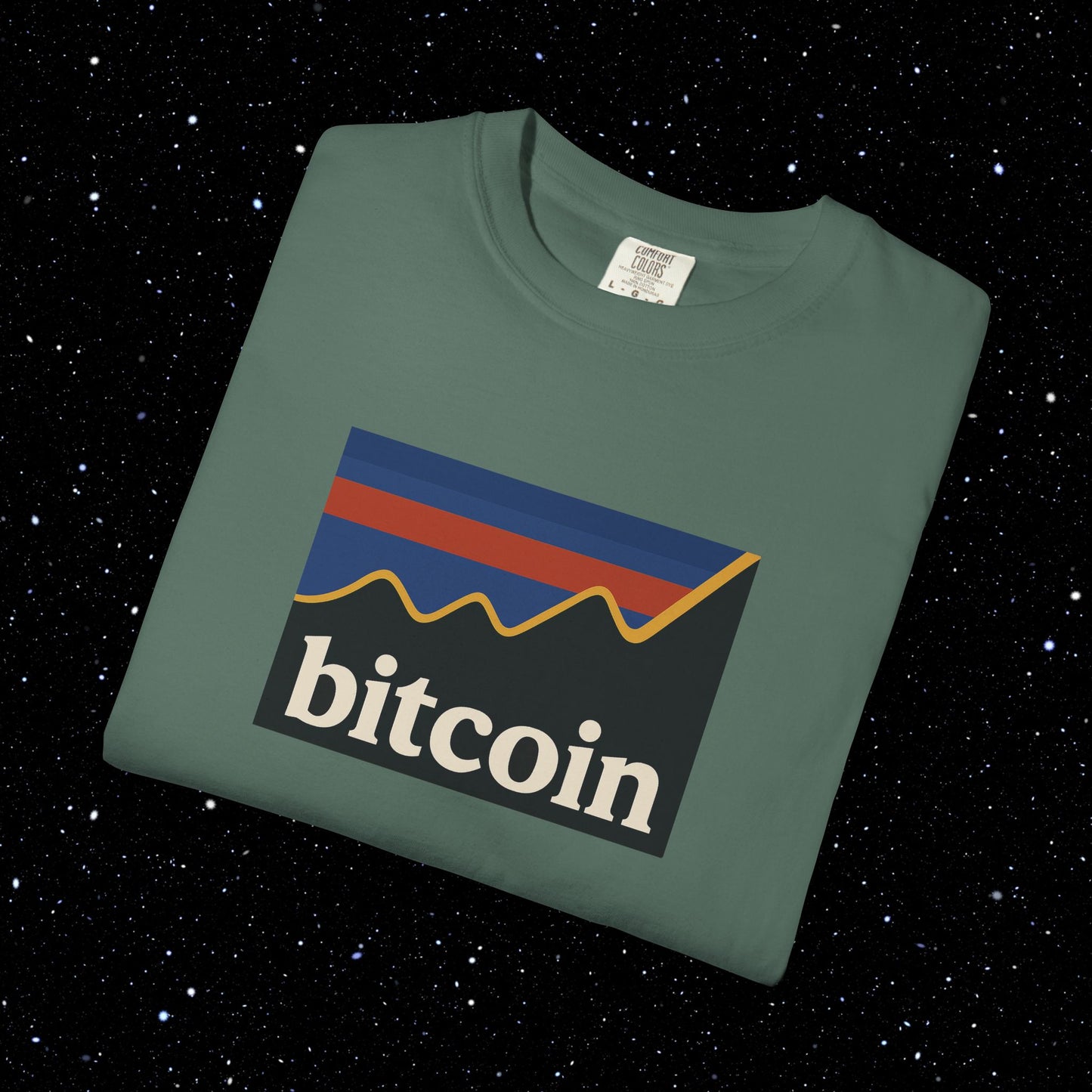 Peak Supply Bitcoin Comfort Colors Tee Shirt