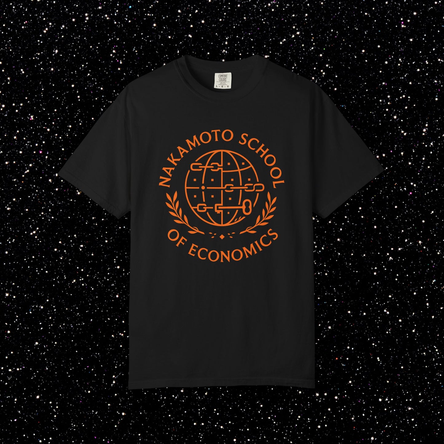 Nakamoto School of Economics Blockchain Bitcoin Tee