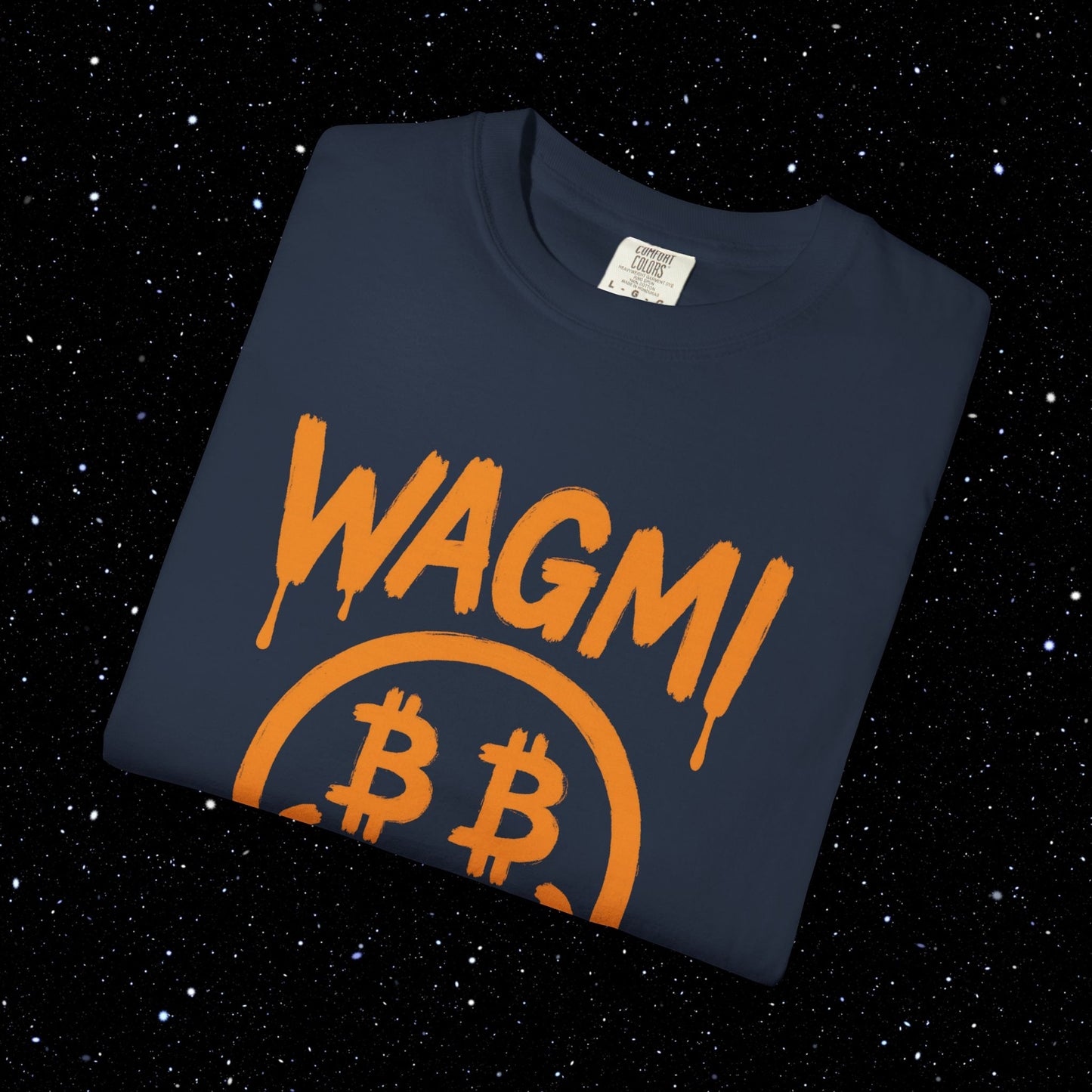 WAGMI Smiley Drip - Bitcoin Tee Shirt