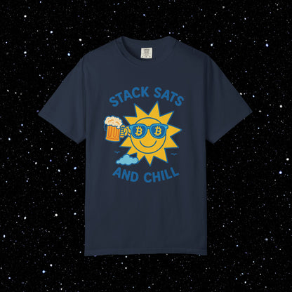 Stack Sats and Chill - Sunny Day Bitcoin Tee