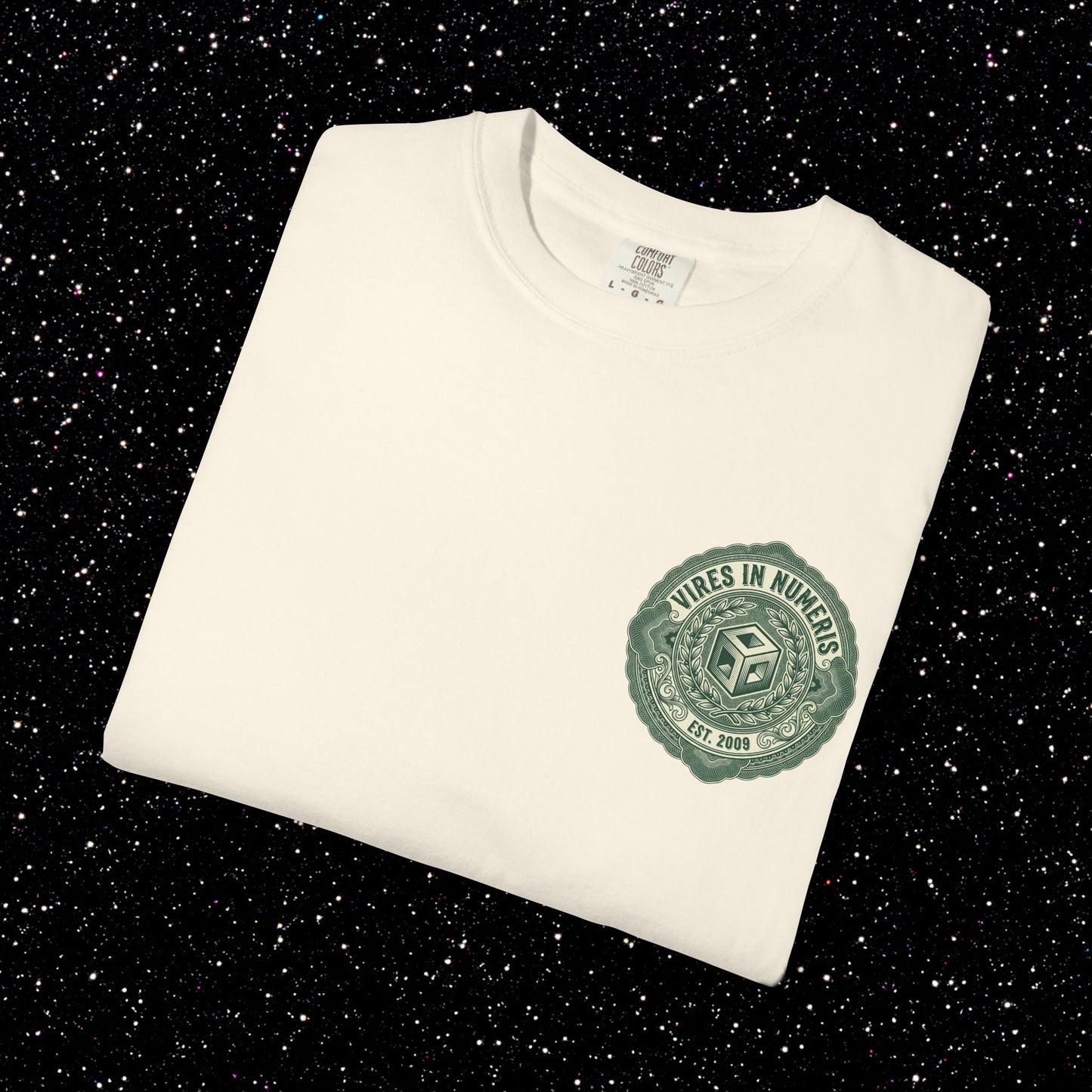 Sound Money Crest T-Shirt – Vires in Numeris Back Print | Bitcoin Opsec Tee