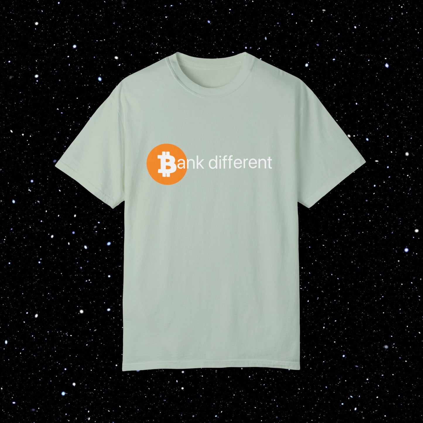 Bank Different Bitcoin Comfort Colors Tee Shirt
