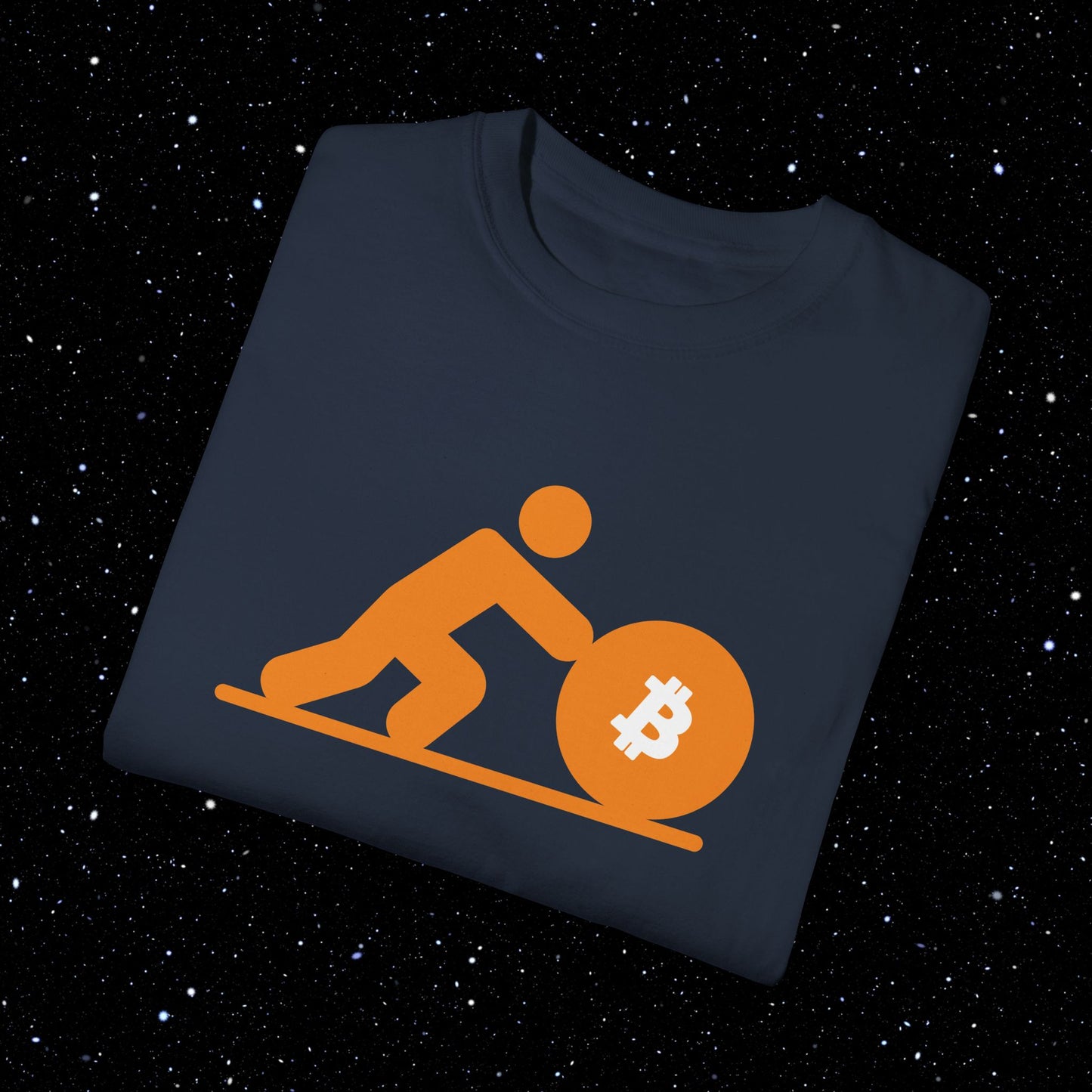 Pushin' B - Bitcoin Comfort Colors Graphic Tee