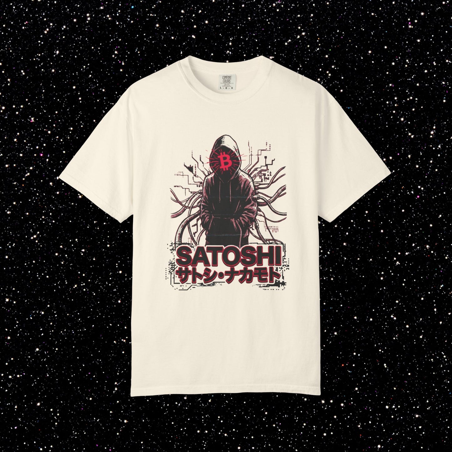 Satoshi Ghost In The Machine Bitcoin Tee
