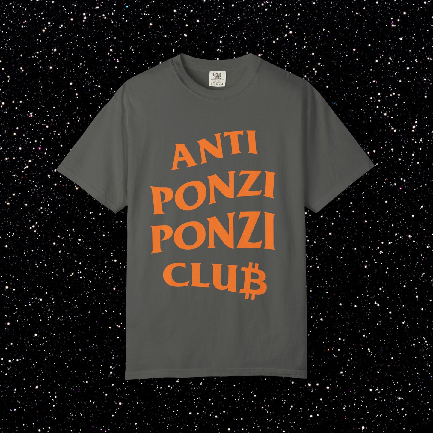 Anti Ponzi Ponzi Club Bitcoin Tee