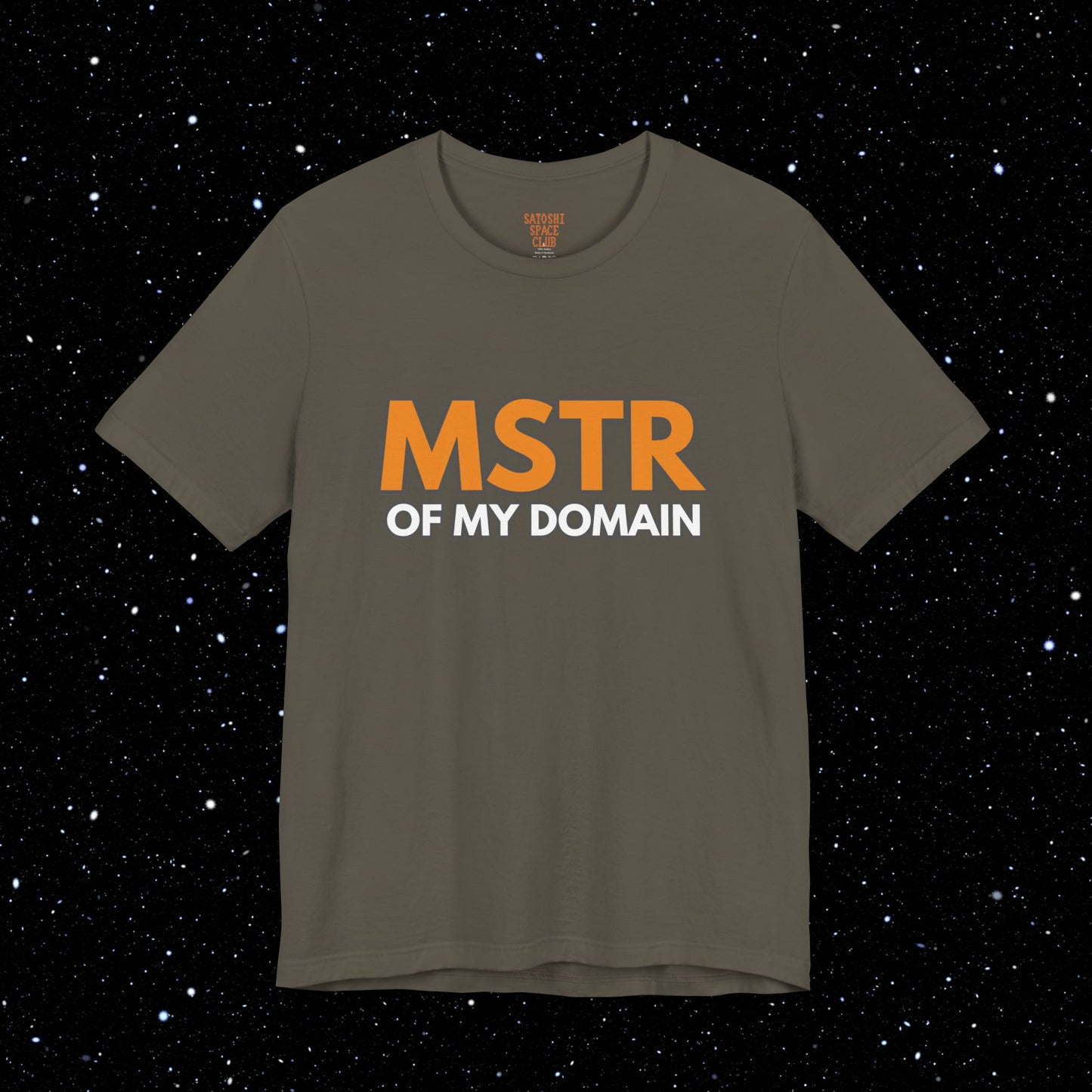 MSTR of My Domain Bitcoin Tee Shirt