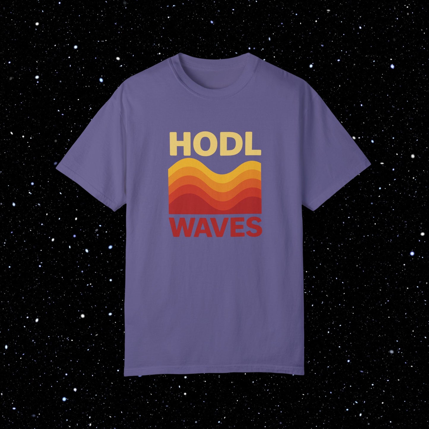 HODL Waves Comfort Colors Bitcoin Tee Shirt