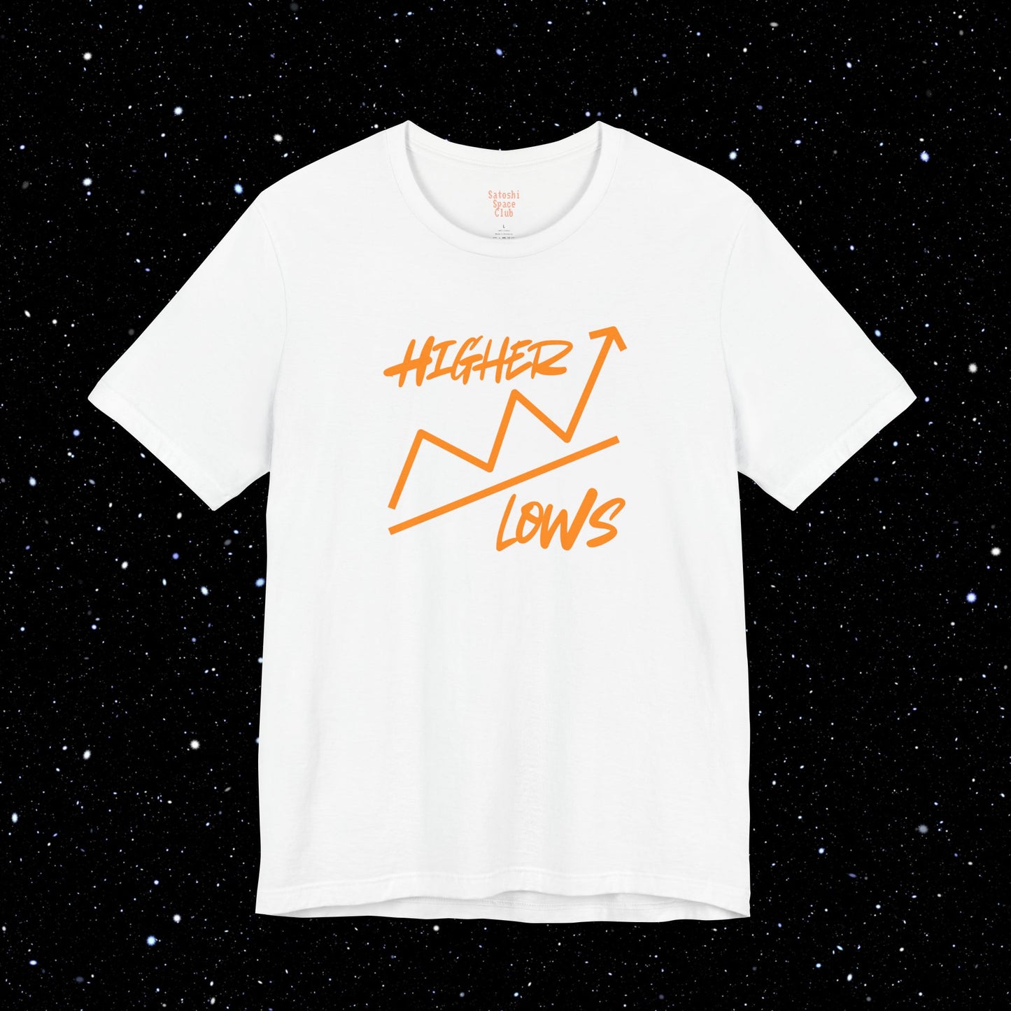 Higher Lows - Bitcoin Tee Shirt