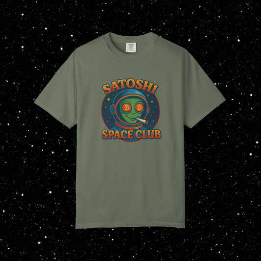 Satoshi Space Club - High on Bitcoin Tee Shirt