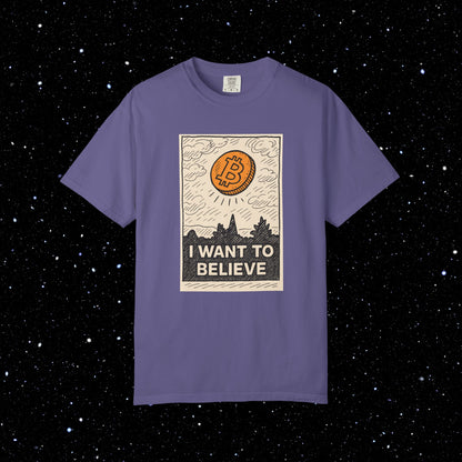 I Want To Believe Bitcoin Tee
