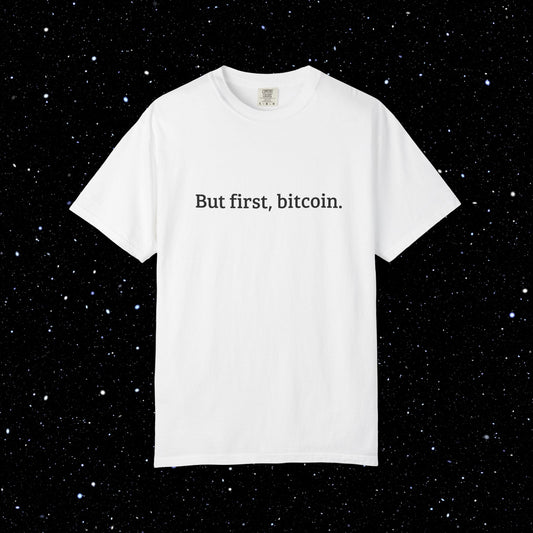 But first, bitcoin tee shirt