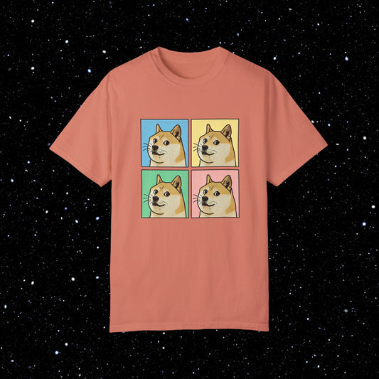 Pastel 4-Panel Doge T-Shirt
