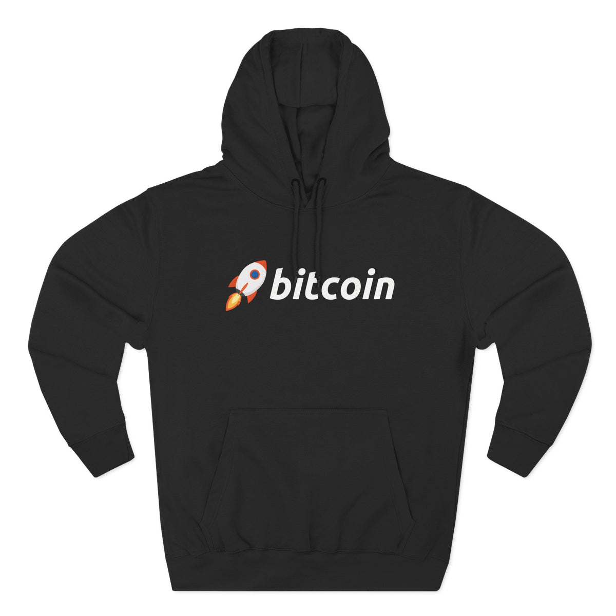 Bitcoin Rocket Logo