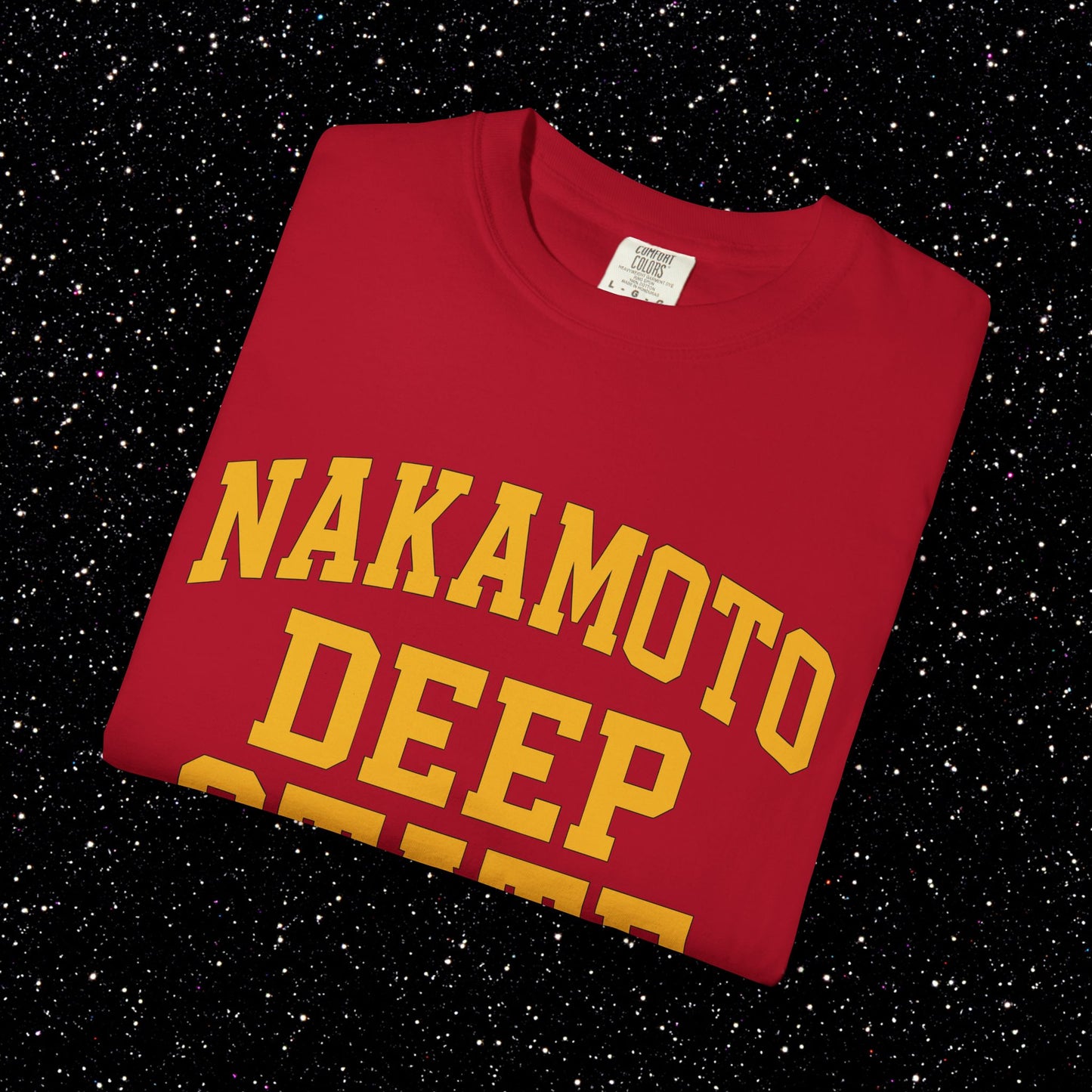 Nakamoto Deep State – Collegiate Bitcoin Tee