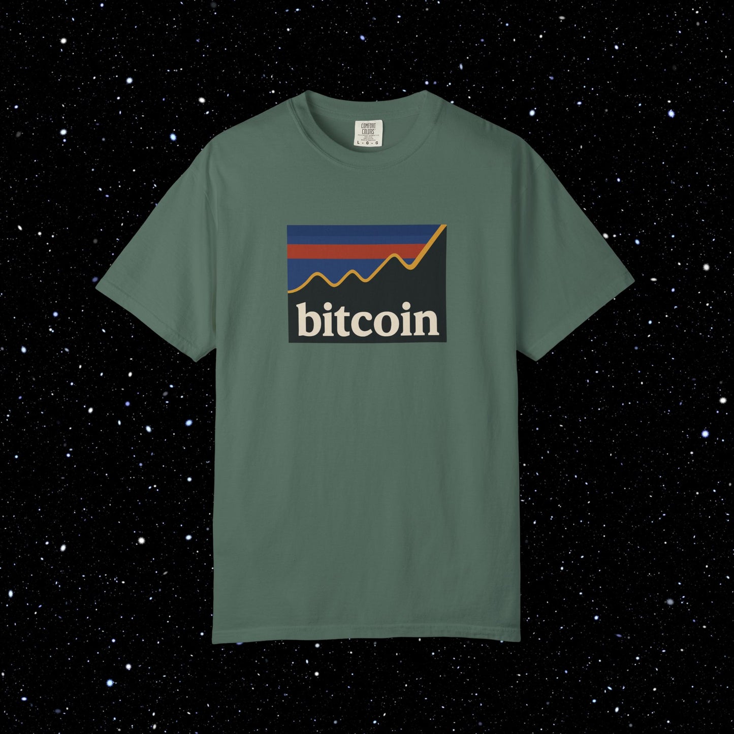 Peak Supply Bitcoin Comfort Colors Tee Shirt