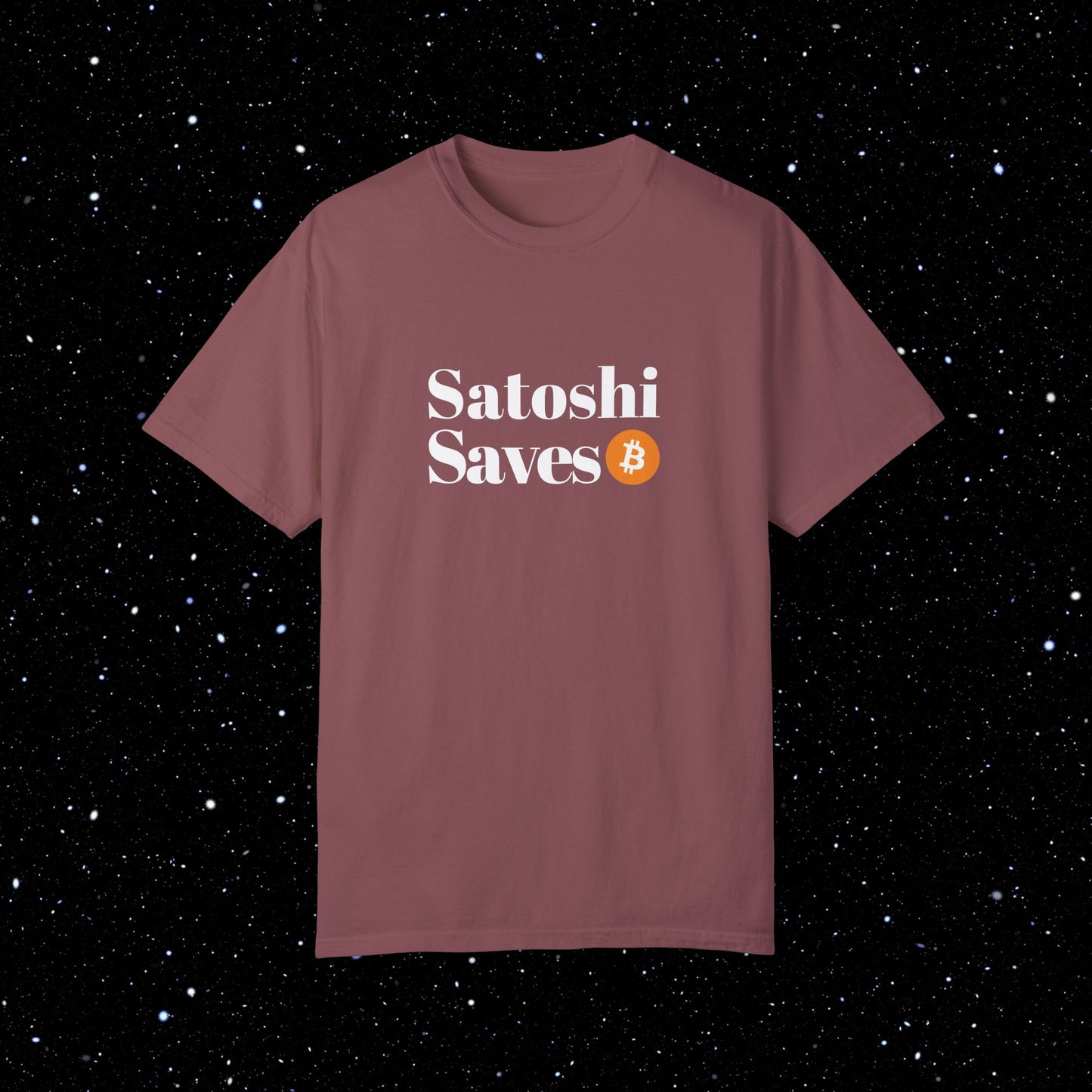 Satoshi Saves - Bitcoin Comfort Colors Tee Shirt