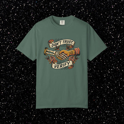 Don't Trust Verify Tattoo Shirt