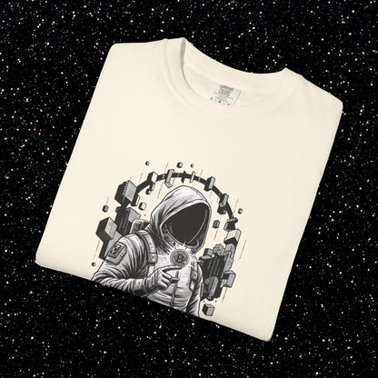 Satoshi Space Club Astronaut T-Shirt | Bitcoin Explorer Graphic Tee