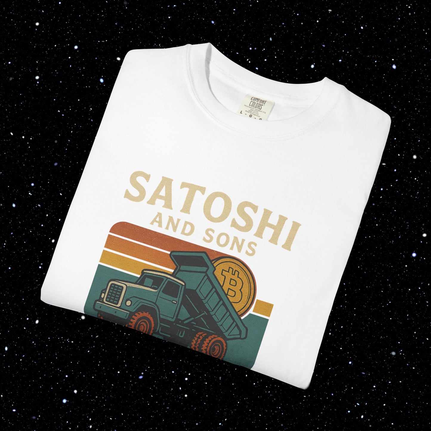 Satoshi and Sons - Bitcoin Comfort Colors Tee Shirt