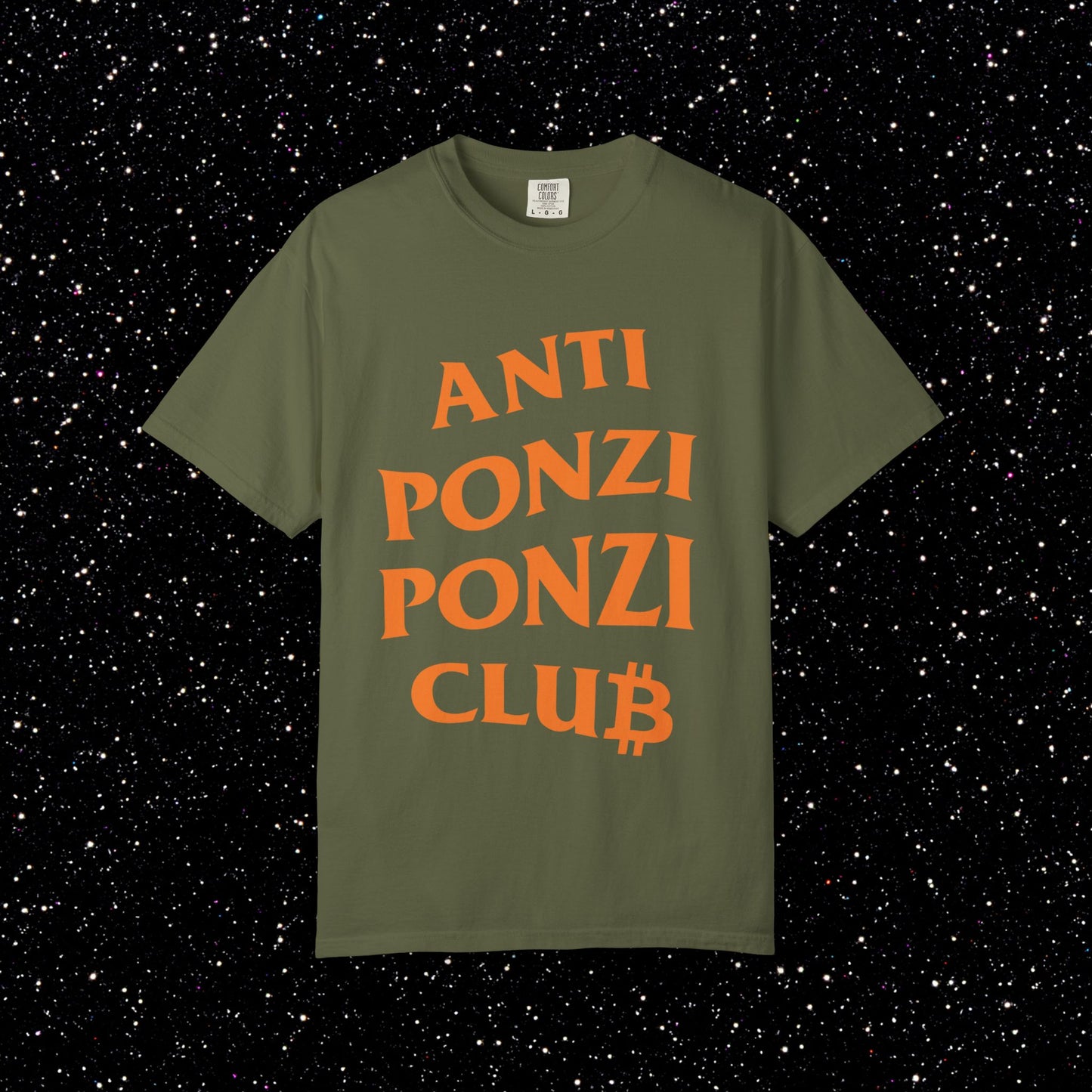 Anti Ponzi Ponzi Club Bitcoin Tee