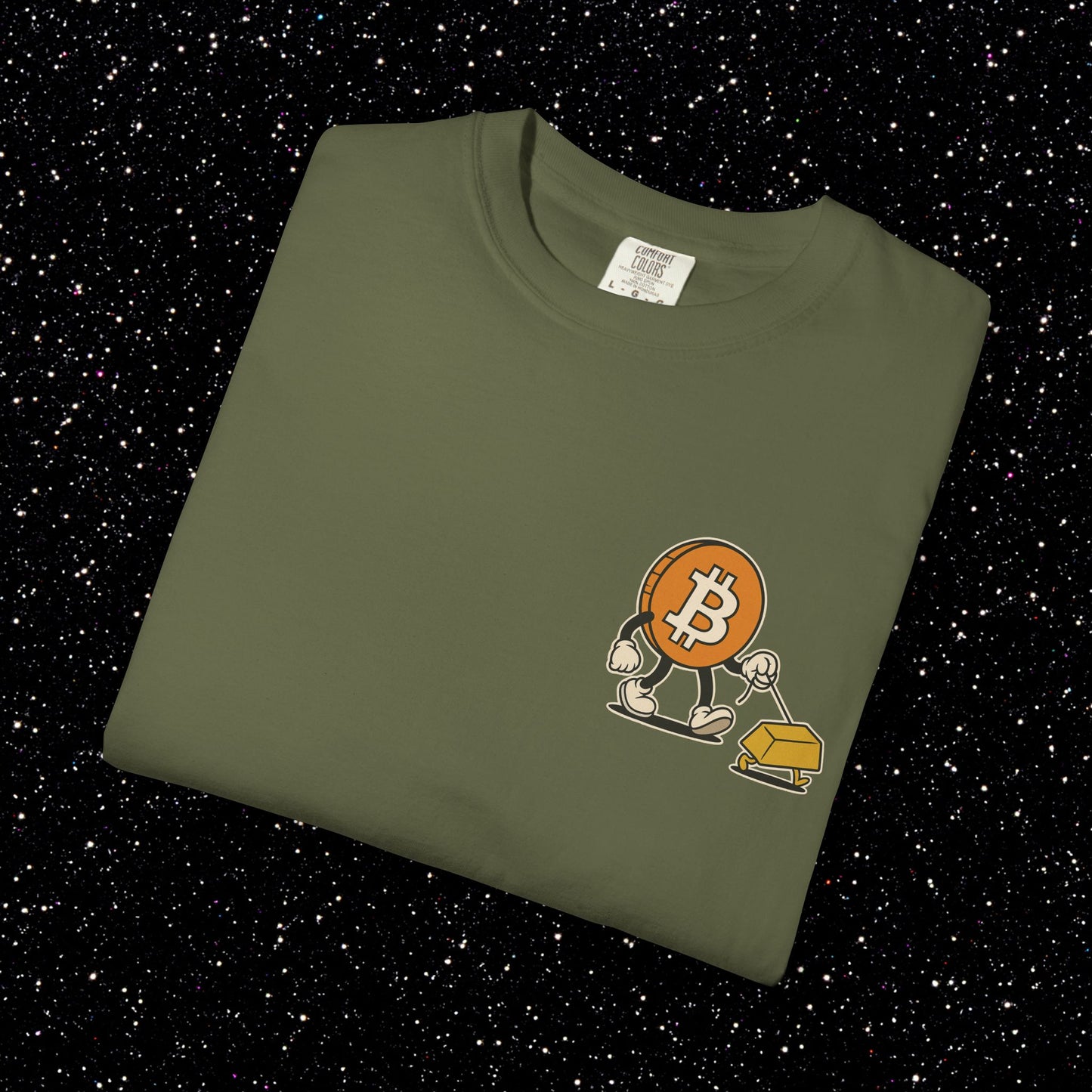 Pet Rock Bitcoin Backprint Tee