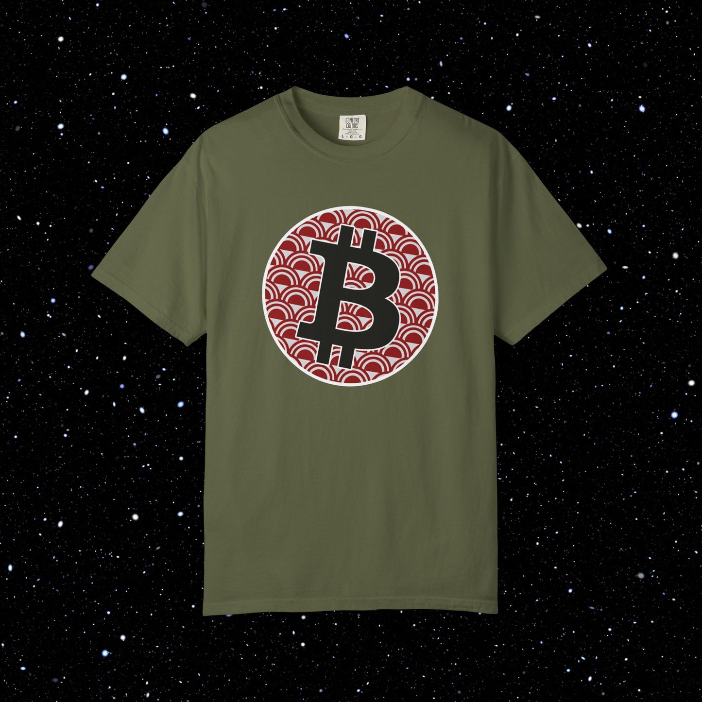 Satoshi Wave Large Emblem Bitcoin Tee