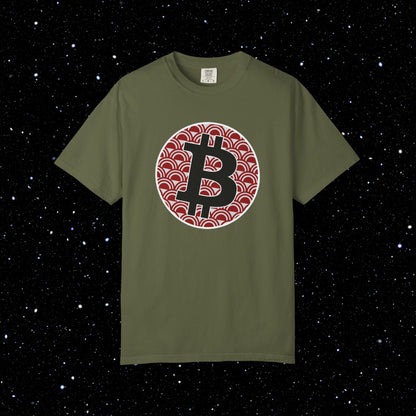 Satoshi Wave Large Emblem Bitcoin Tee