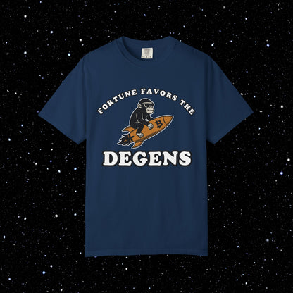Fortune Favors the Degens Bitcoin Tee